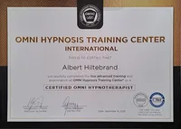 owi Praxis für Hypnosetherapie und Angst-Hilfe- Certificat - Hypnosetherapeut