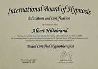 International Board - Certificat - Hypnosetherapeut - owi Praxis für Integrative Hypnosetherapie - Angsthilfe- www.angst-phobie.ch